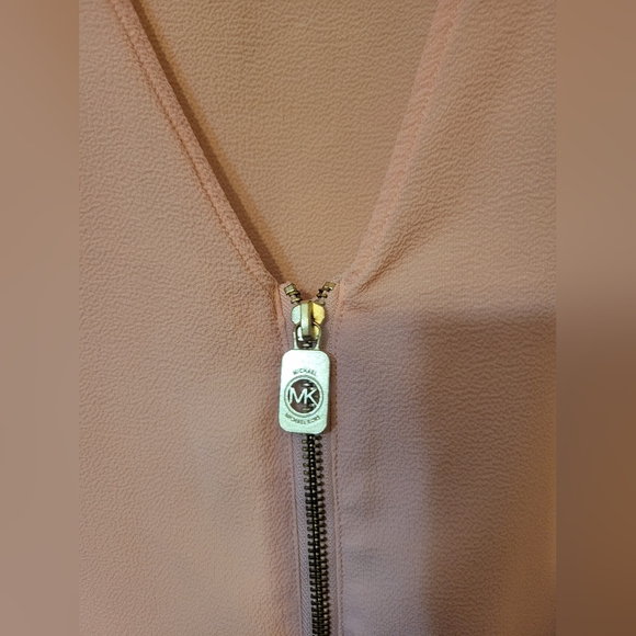 Michael Kors Pink Blouse with Blouson Sleeves - Picture 2 of 4